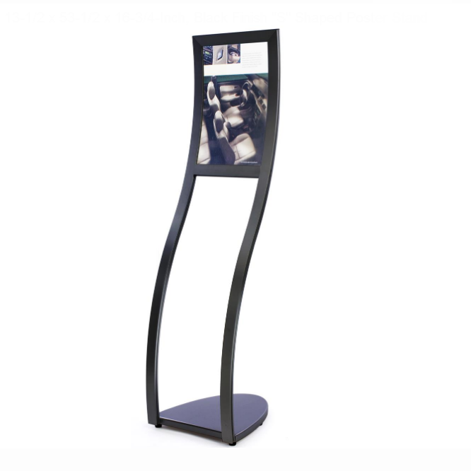 S-shaped Curve Poster Stand 
