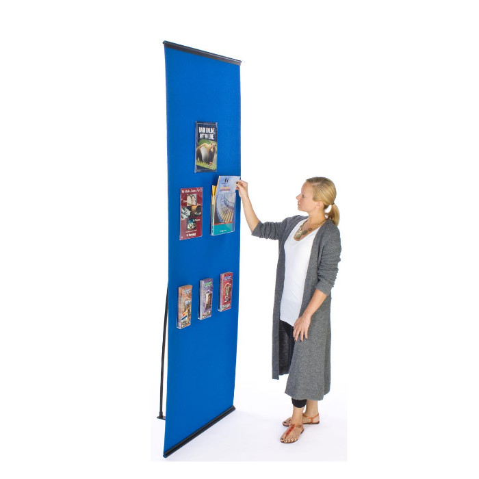 Portable Hook-and-Loop Banner Stand